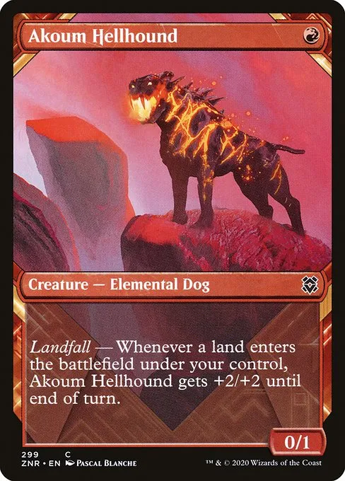 Akoum Hellhound · Zendikar Rising 299/407