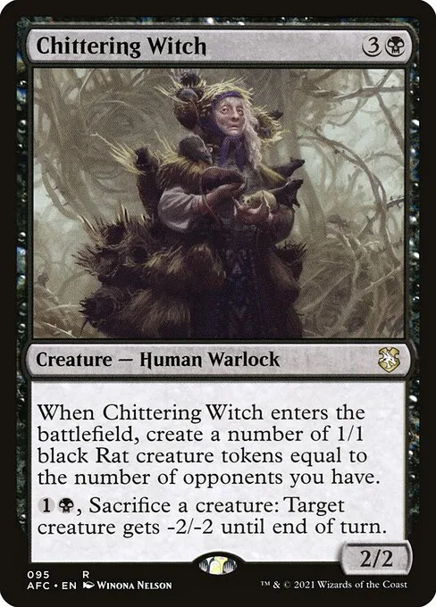 Chittering Witch · Forgotten Realms Commander 95/331