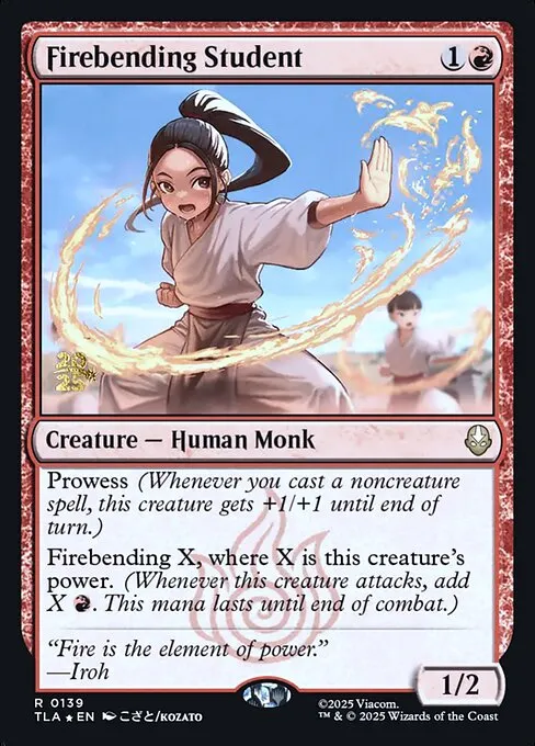 Firebending Student · Avatar: The Last Airbender Promos 139s/80