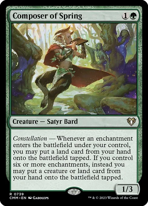 Composer of Spring · Commander Masters 739/1067