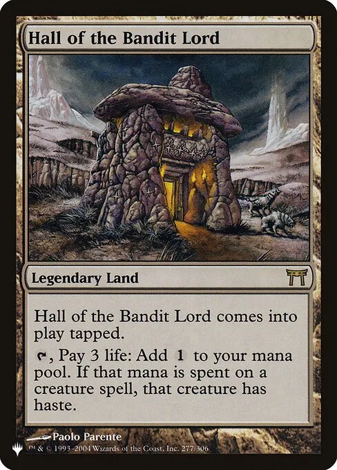 Hall of the Bandit Lord · The List CHK-277/5050