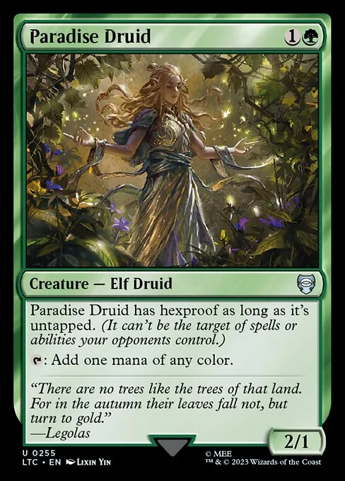 Paradise Druid · Tales of Middle-earth Commander 255/591