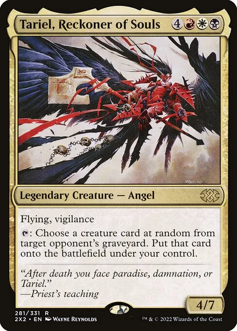 Tariel, Reckoner of Souls · Double Masters 2022 281/579