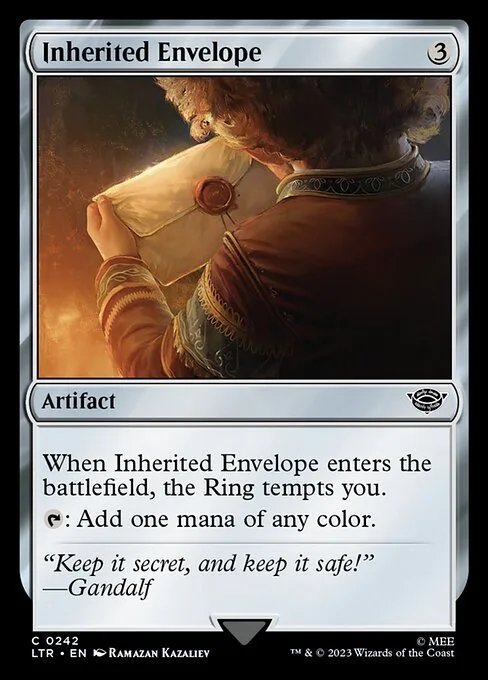 Inherited Envelope · The Lord of the Rings: Tales of Middle-earth 242/856
