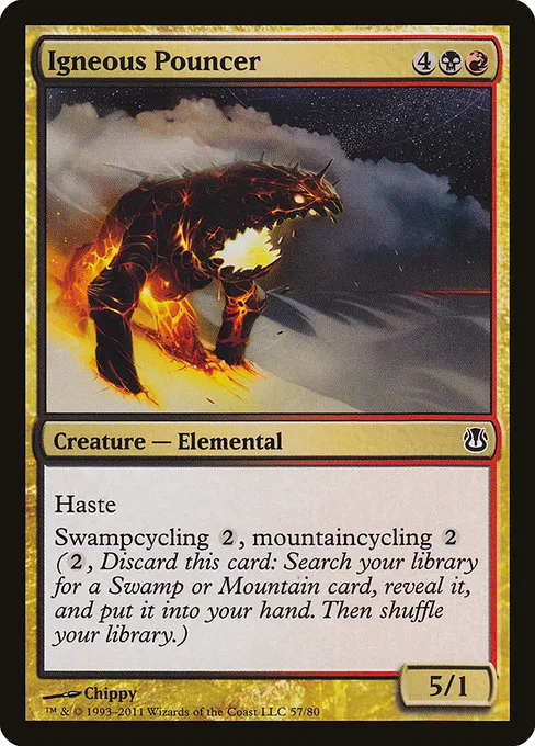 Igneous Pouncer · Duel Decks: Ajani vs. Nicol Bolas 57/80