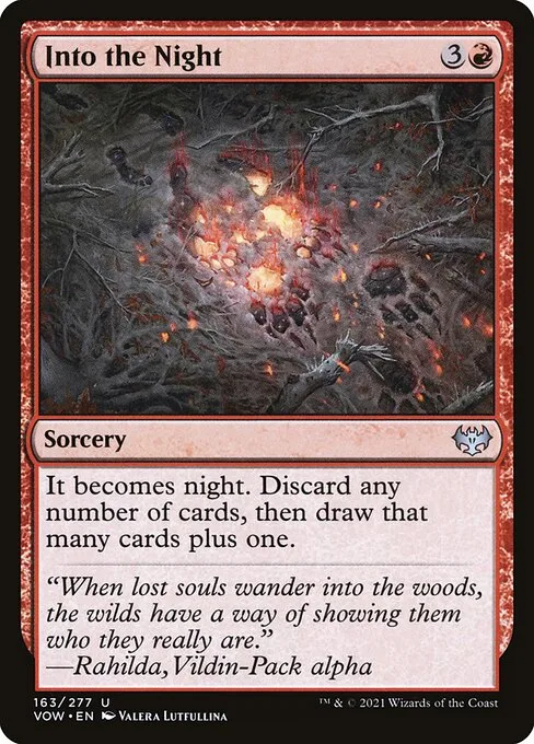 Into the Night · Innistrad: Crimson Vow 163/423