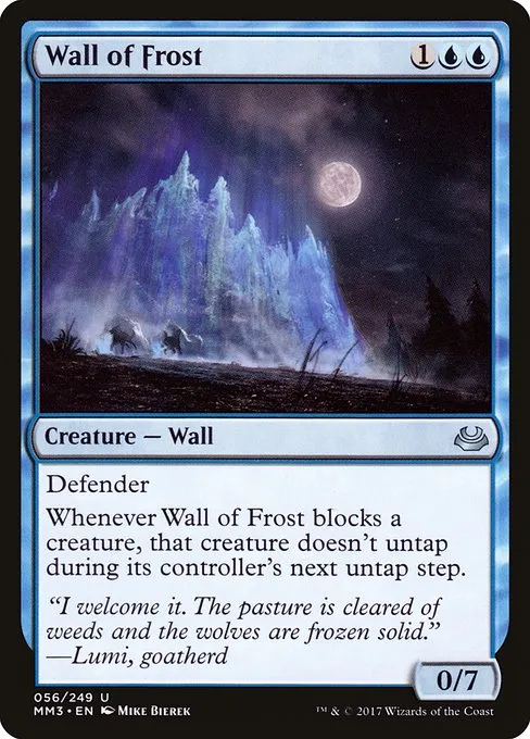Wall of Frost · Modern Masters 2017 56/249