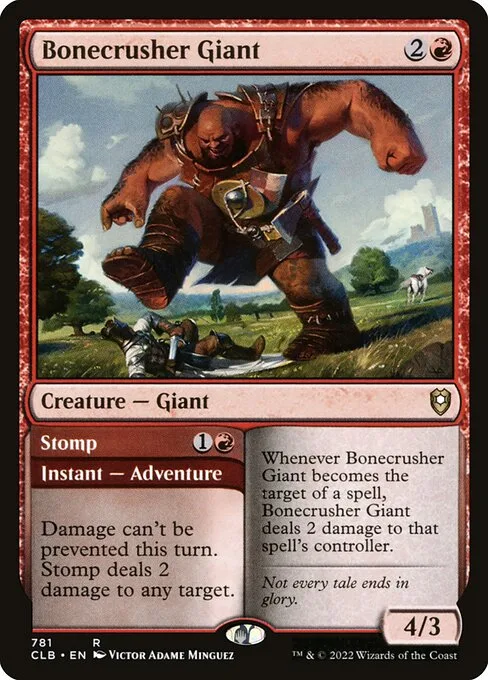 Bonecrusher Giant // Stomp · Commander Legends: Battle for Baldur's Gate 781/936