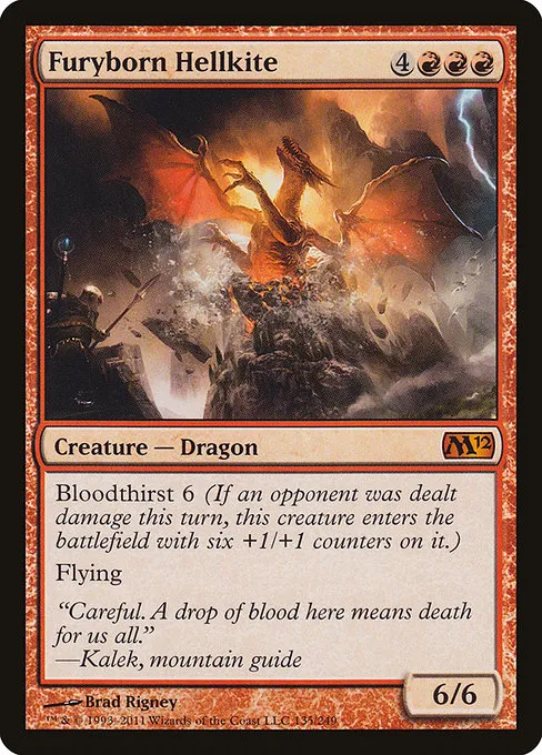 Furyborn Hellkite · Magic 2012 135/249