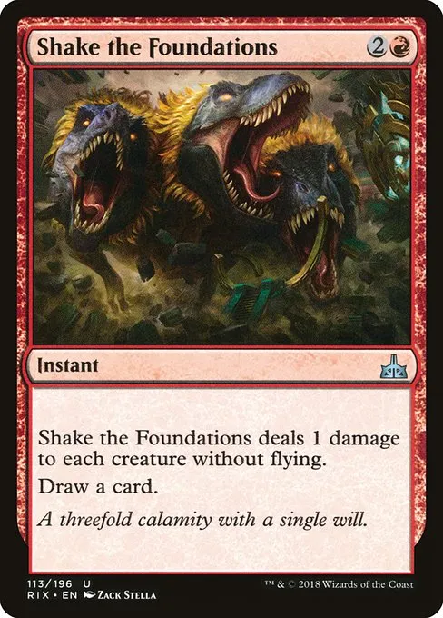Shake the Foundations · Rivals of Ixalan 113/205