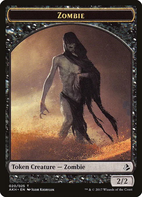 Zombie · Amonkhet Tokens 20/26