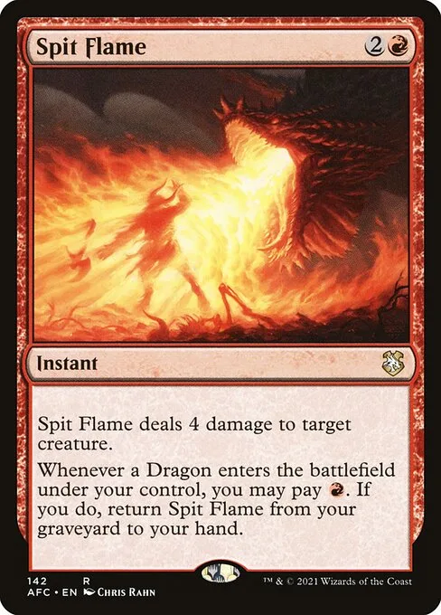Spit Flame · Forgotten Realms Commander 142/331