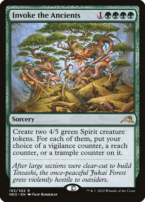 Invoke the Ancients · Kamigawa: Neon Dynasty 193/531