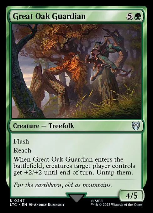 Great Oak Guardian · Tales of Middle-earth Commander 247/591