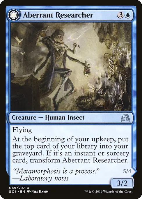 Aberrant Researcher // Perfected Form · Shadows over Innistrad 49/302