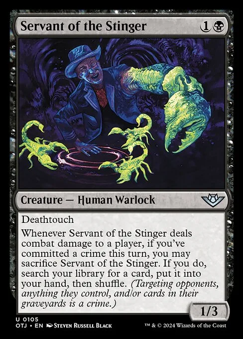 Servant of the Stinger · Outlaws of Thunder Junction 105/374