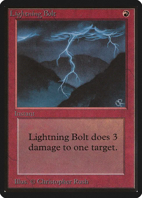 Lightning Bolt · Limited Edition Beta 162/302