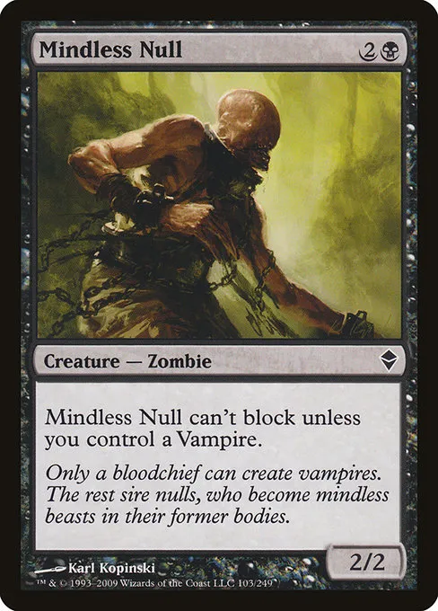 Mindless Null · Zendikar 103/269