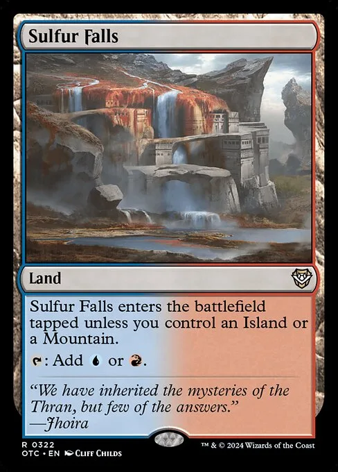 Sulfur Falls · Outlaws of Thunder Junction Commander 322/342