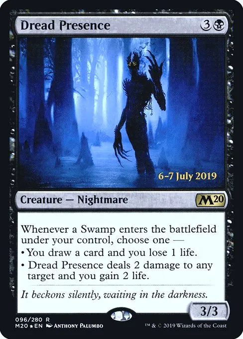 Dread Presence · Core Set 2020 Promos 96s/144