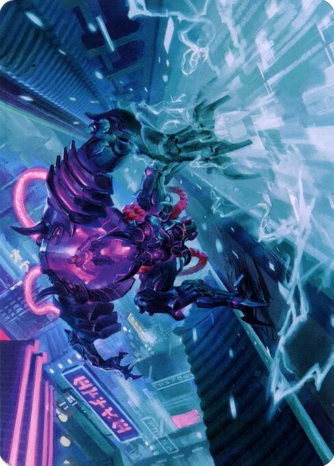 Surgehacker Mech // Surgehacker Mech · Neon Dynasty Art Series 45/81