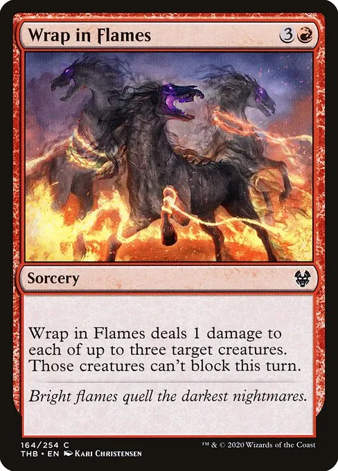 Wrap in Flames · Theros Beyond Death 164/358