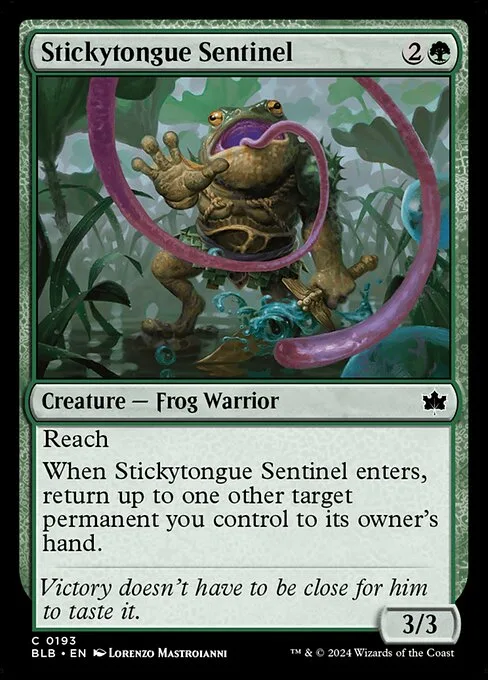 Stickytongue Sentinel · Bloomburrow 193/398