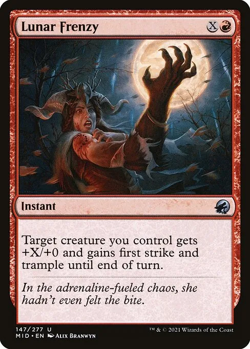 Lunar Frenzy · Innistrad: Midnight Hunt 147/399