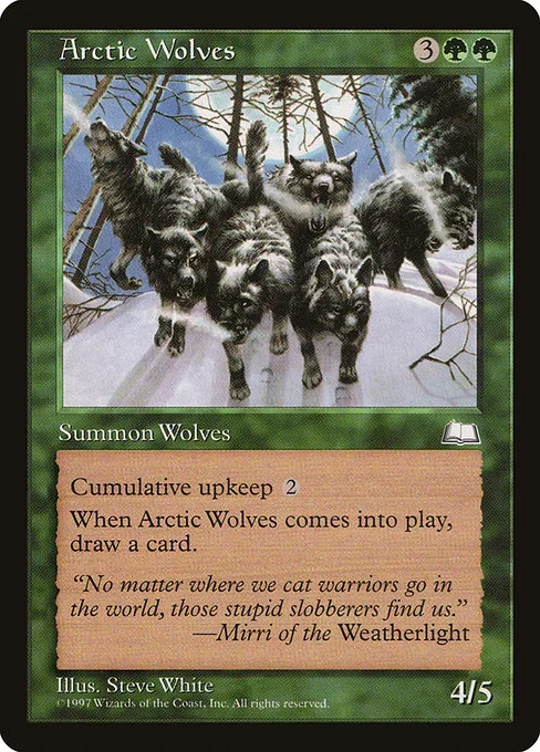 Arctic Wolves · Weatherlight 118/167