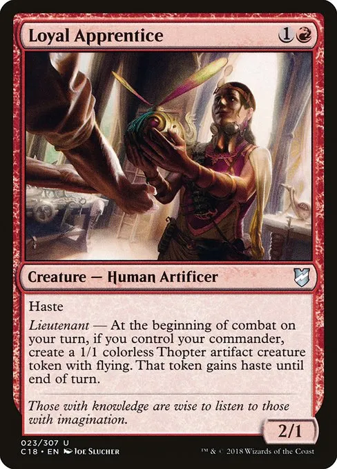 Loyal Apprentice · Commander 2018 23/307