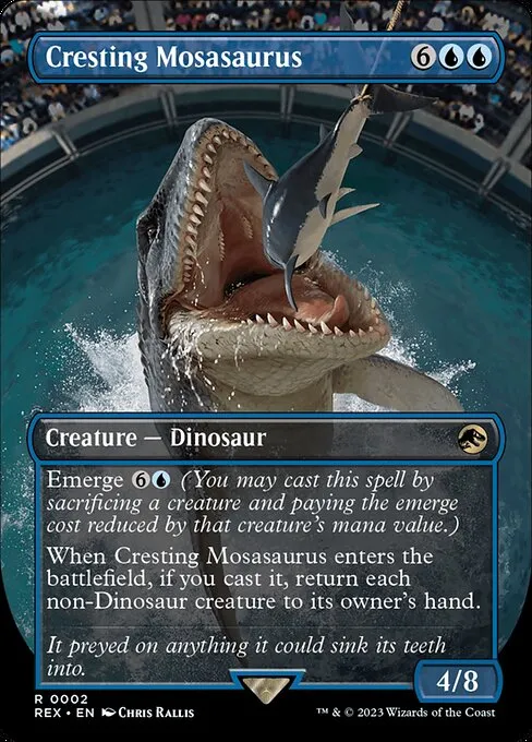 Cresting Mosasaurus · Jurassic World Collection 2/45