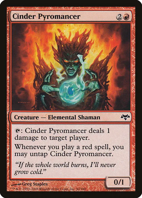 Cinder Pyromancer · Eventide 50/180