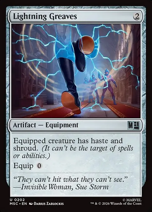 Lightning Greaves · Marvel Super Heroes Commander 202/9