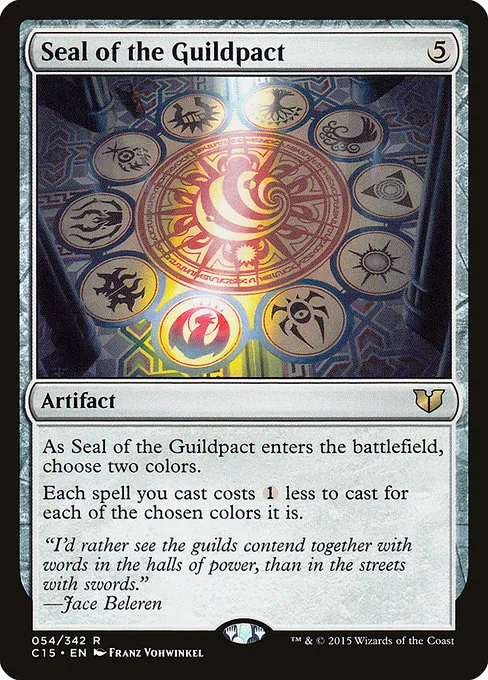 Seal of the Guildpact · Commander 2015 54/342