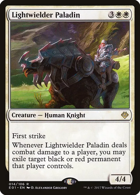 Lightwielder Paladin · Archenemy: Nicol Bolas 14/106