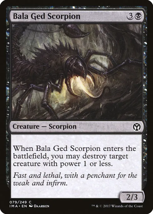 Bala Ged Scorpion · Iconic Masters 79/249
