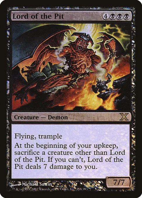 Lord of the Pit · Tenth Edition 154★/510