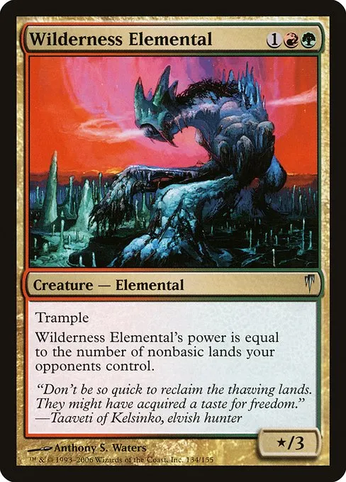 Wilderness Elemental · Coldsnap 134/155