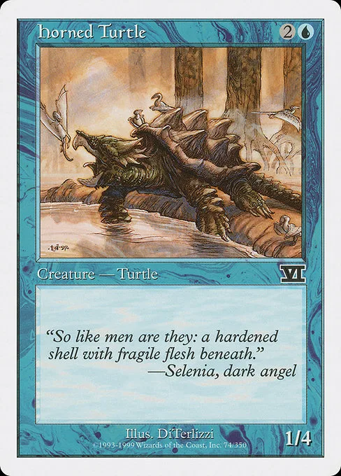 Horned Turtle · Classic Sixth Edition 74/351
