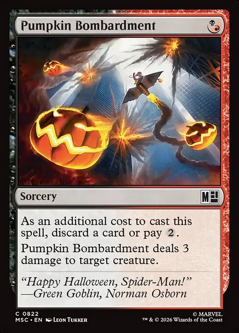 Pumpkin Bombardment · Marvel Super Heroes Commander 822/9