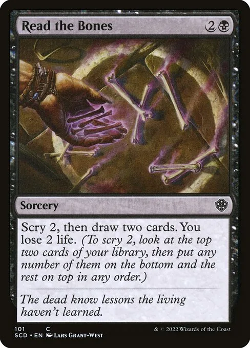 Read the Bones · Starter Commander Decks 101/352