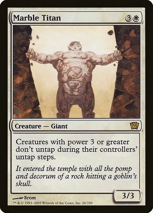 Marble Titan · Ninth Edition 26★/710