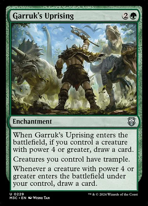 Garruk's Uprising · Modern Horizons 3 Commander 229/398
