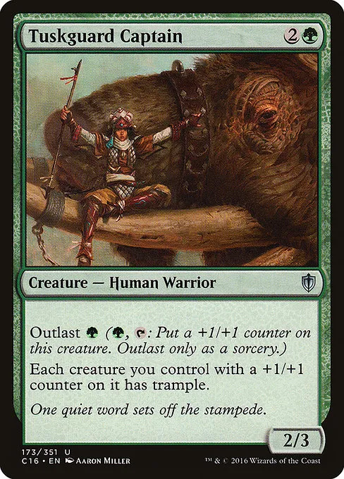 Tuskguard Captain · Commander 2016 173/351