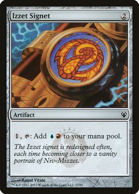 Izzet Signet · Duel Decks: Izzet vs. Golgari 17/90