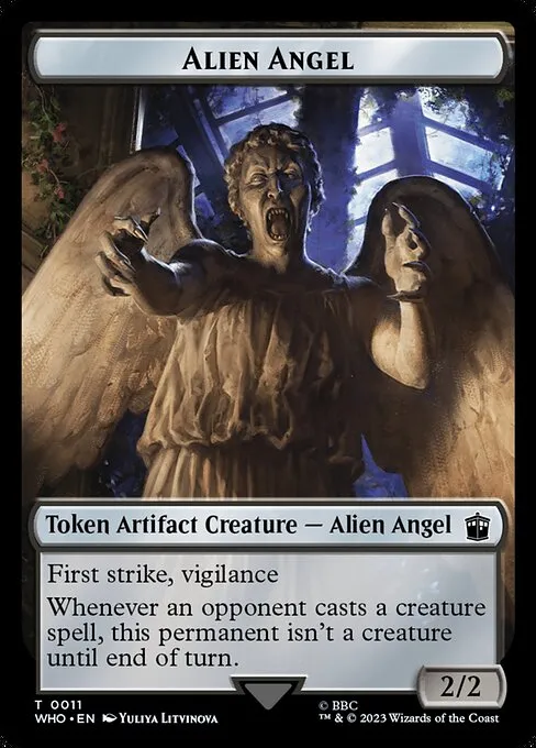 Alien Angel · Doctor Who Tokens 11/64
