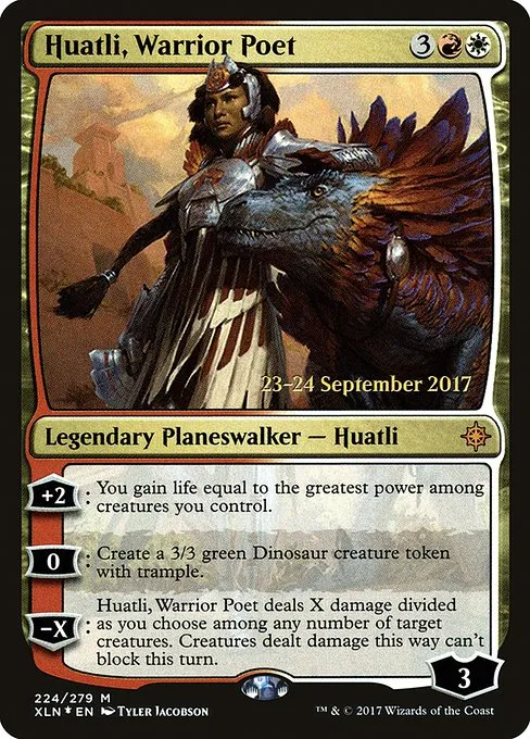 Huatli, Warrior Poet · Ixalan Promos 224s/120