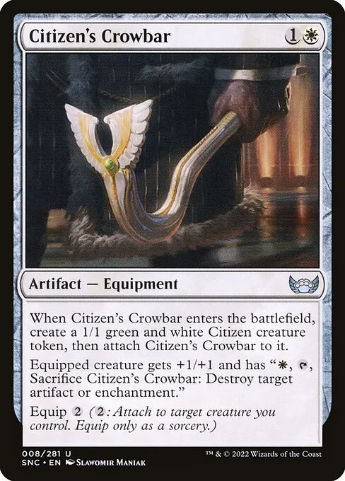 Citizen's Crowbar · Streets of New Capenna 8/513