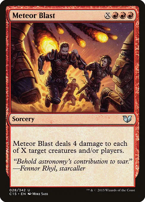 Meteor Blast · Commander 2015 28/342