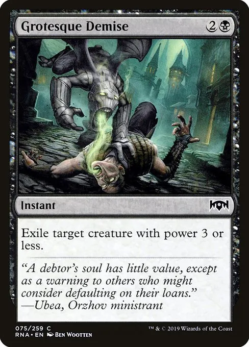 Grotesque Demise · Ravnica Allegiance 75/273